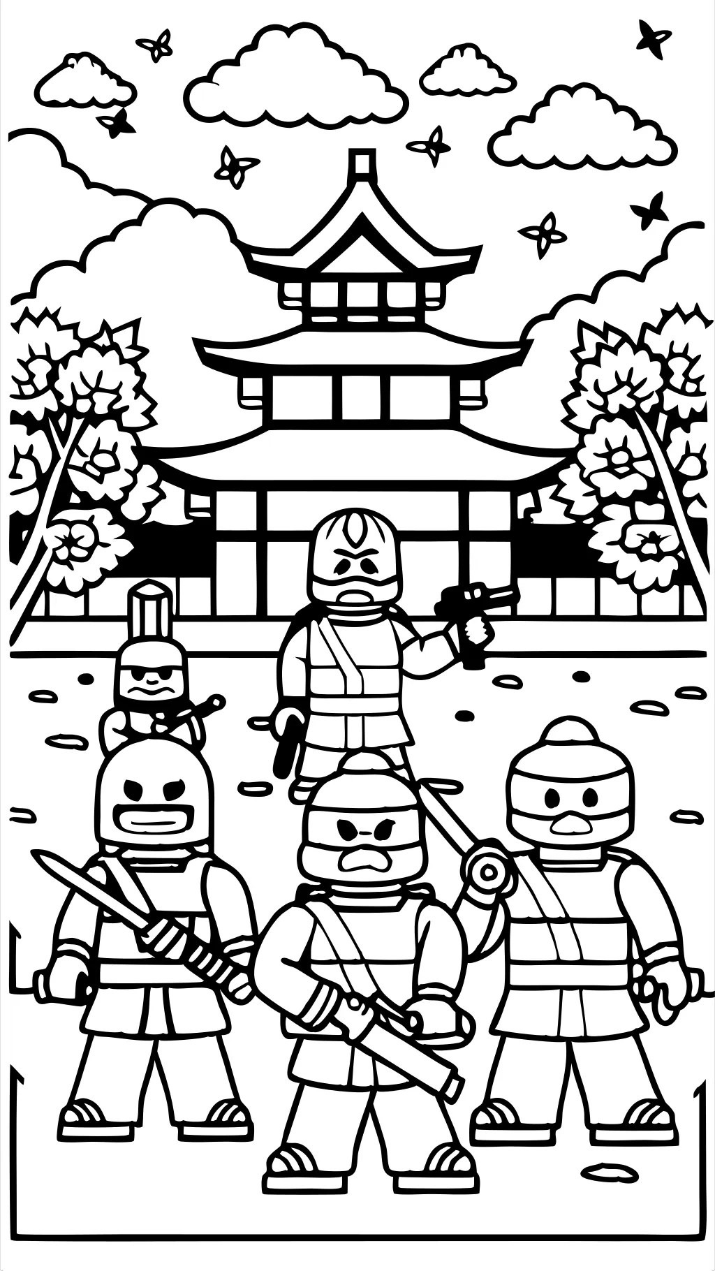 coloriages LEGO Ninja